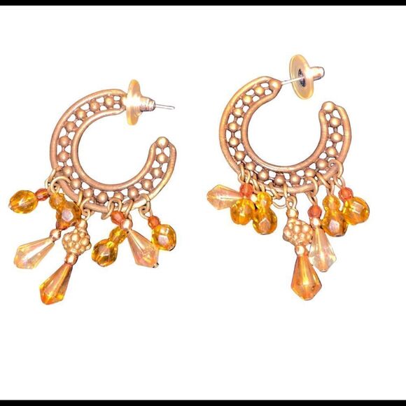 NWOT ModCloth Indian style dangling earrings - Picture 1 of 4